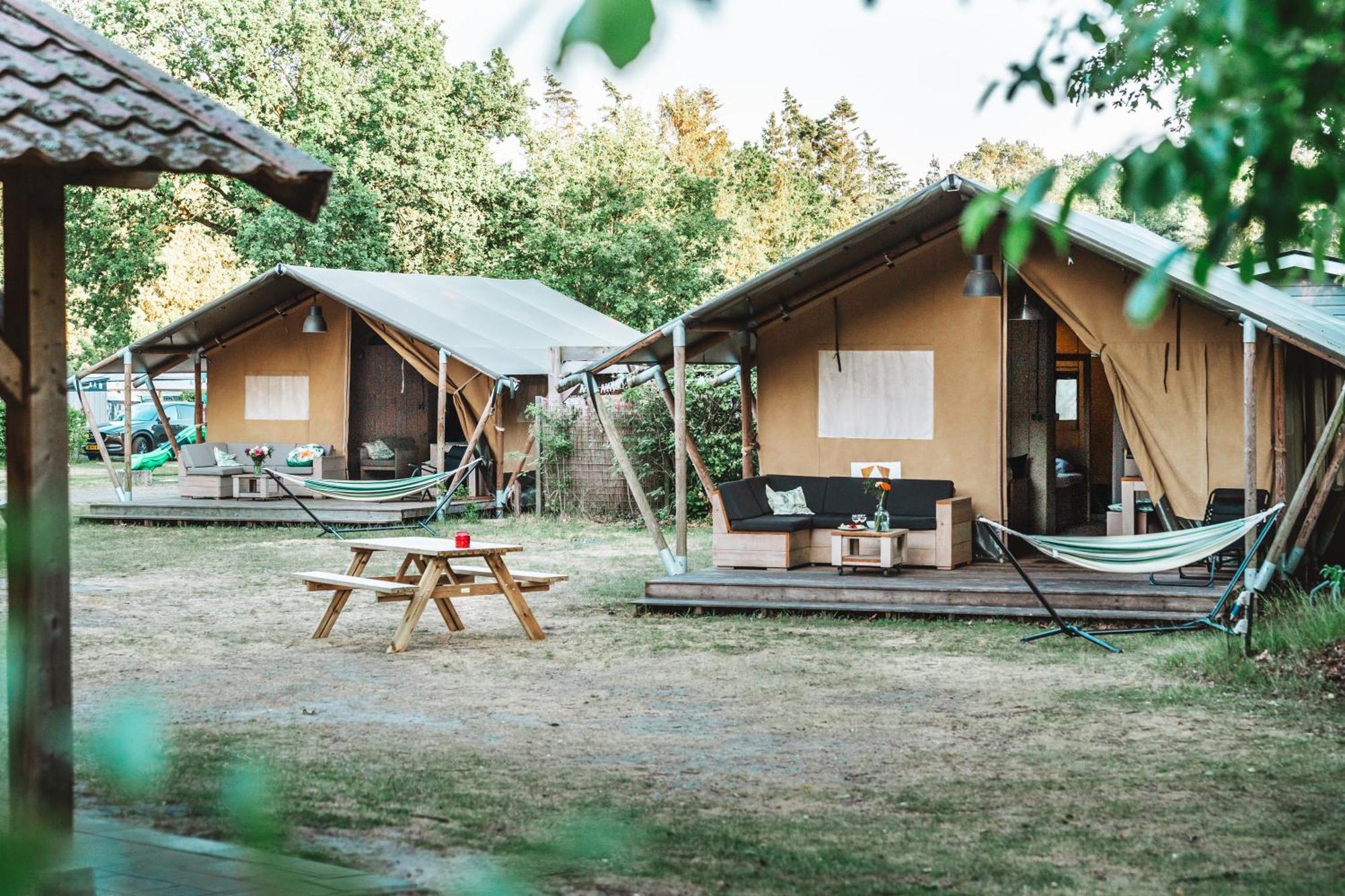 Glamping Holten Luxe Safaritent 1 エクステリア 写真