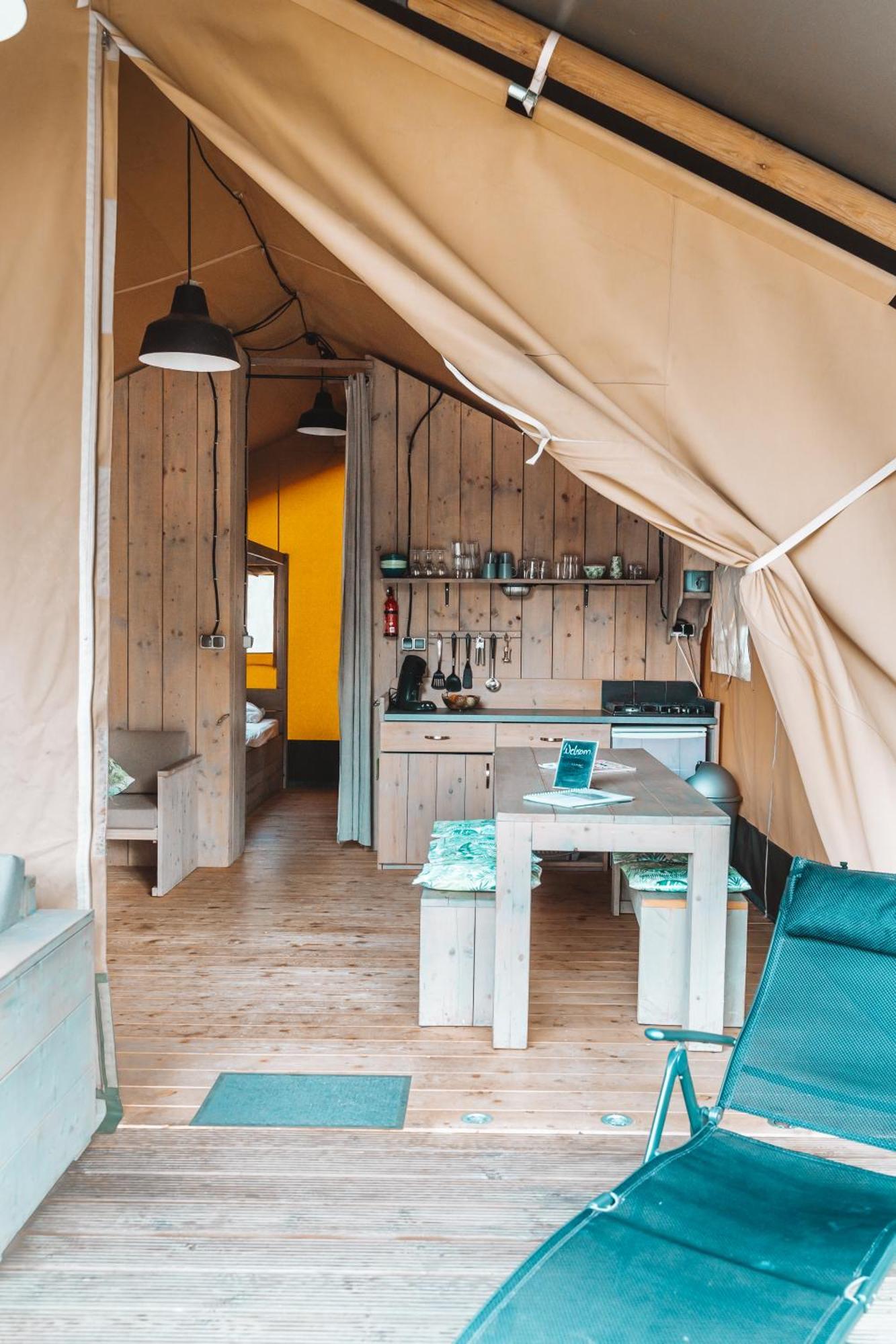 Glamping Holten Luxe Safaritent 1 エクステリア 写真