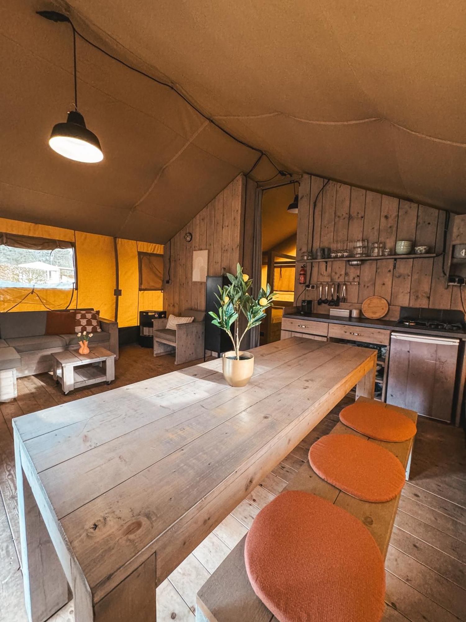 Glamping Holten Luxe Safaritent 1 エクステリア 写真